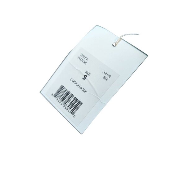 Andie Swim The Cartagena Top Black Eco Nylon Size Small - Picture 3 of 5